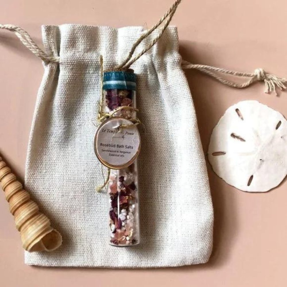 😃 Free With Any Purchase - Glass Test Tube of Rosebud Bath Salts